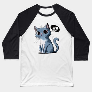 Meow With Me Baseball T-Shirt